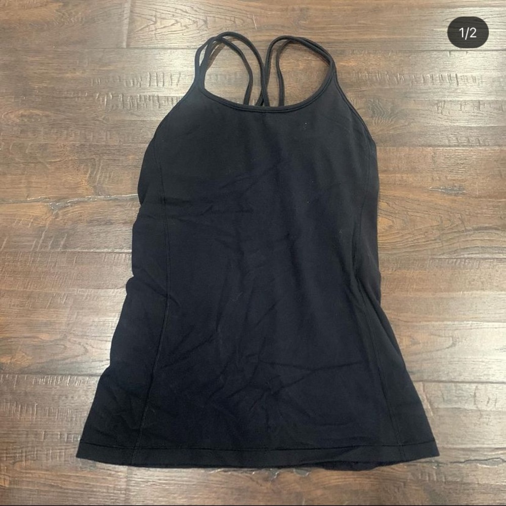 Black lululemon tank